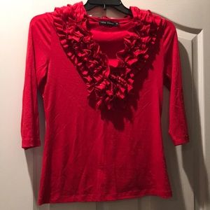 Women’s Ruffled Sweater